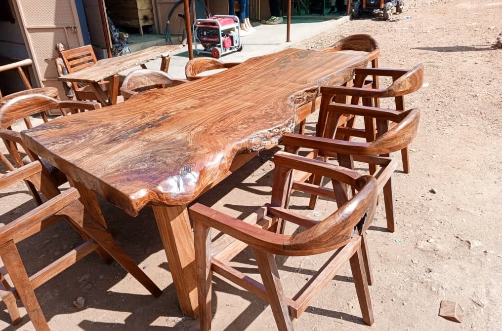 Wooden Table & Chairs